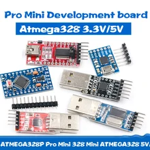 ATMEGA328P Pro Mini 328 мини ATMEGA328 3,3 V/8 MHZ 5 V/16 MHz для Arduino