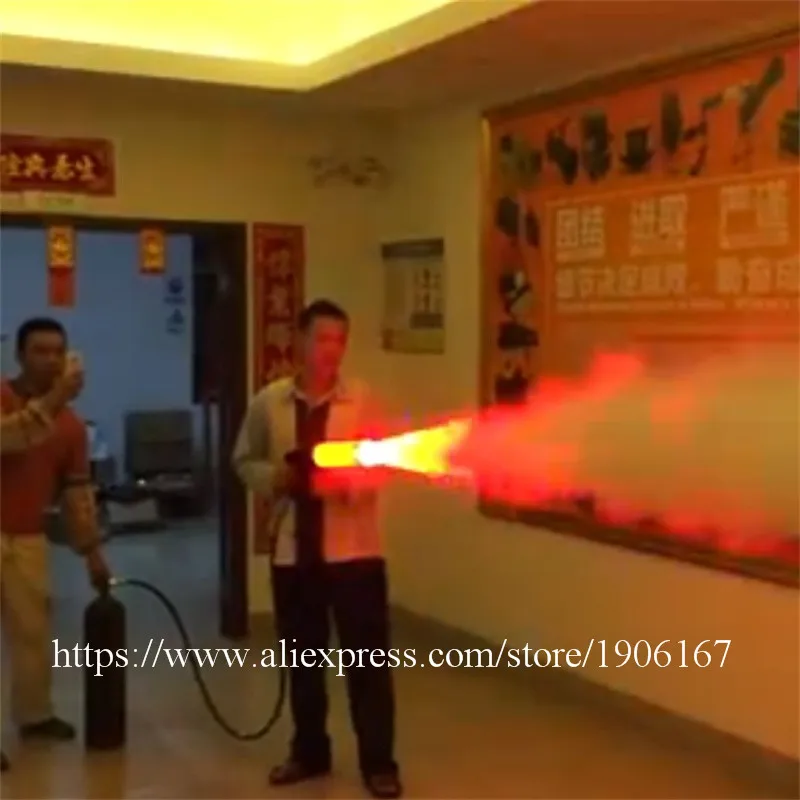 Handheld Led co2 gun cryo LED CO2 Jet machine Pistol Special Effects co2 Cannon guns free co2 gas hose2