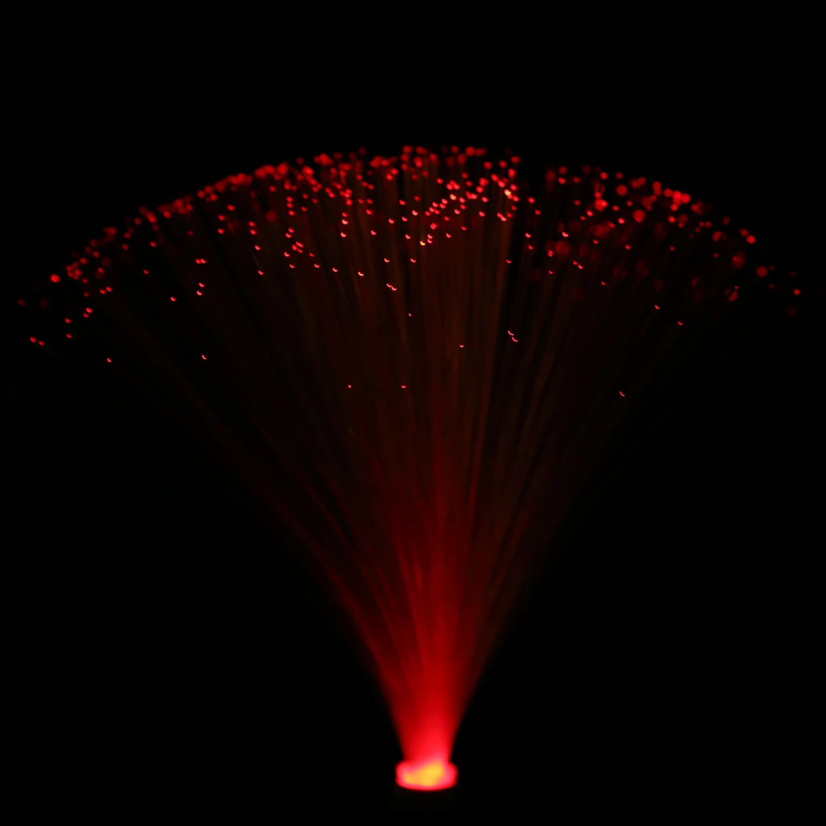 1 шт. красивый светодиодный светильник, меняющий цвет, волоконно-оптический светильник для фонтана, Ночной светильник с подставкой для комнаты, кофейни, книжного магазина, украшения
