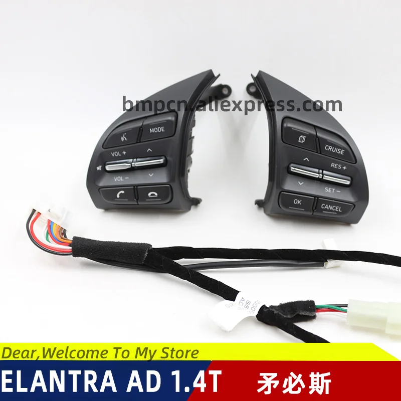 

Cruise Control Module 1.6L/1.4T Multifunctional Steering Wheel Modification Classic Button For Hyundai ELANTRA AD 2018 2019 2019