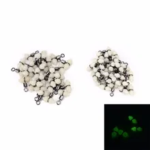 30 шт. 3 пути рыболовные Вертлюги Rolling Вертлюги морские снасти Разъем Rolling Вертлюги светящиеся рыболовные аксессуары