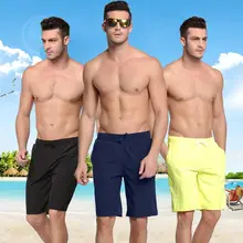 Мужские плавки пляжные шорты, шорты с регулируемыми карманами, однотонные, черные, темно-синие, оранжевые, 3XL