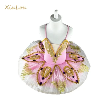 

Adulto professional ballet tutu child kids Pink Rose red professional tutu ballet dance dress girls ballerina party pancake tutu