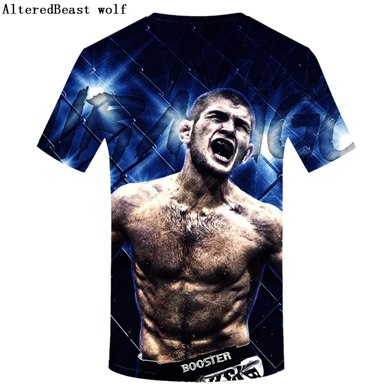 Новинка 2019 Мужская футболка с 3d принтом Conor McGregor известная ММА мужские топы