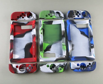

Camouflage Cover Skin Case Silicone Non-slip Case Cover for Switch NS Host Anti Scratch Protective LR ChengChengDianWan