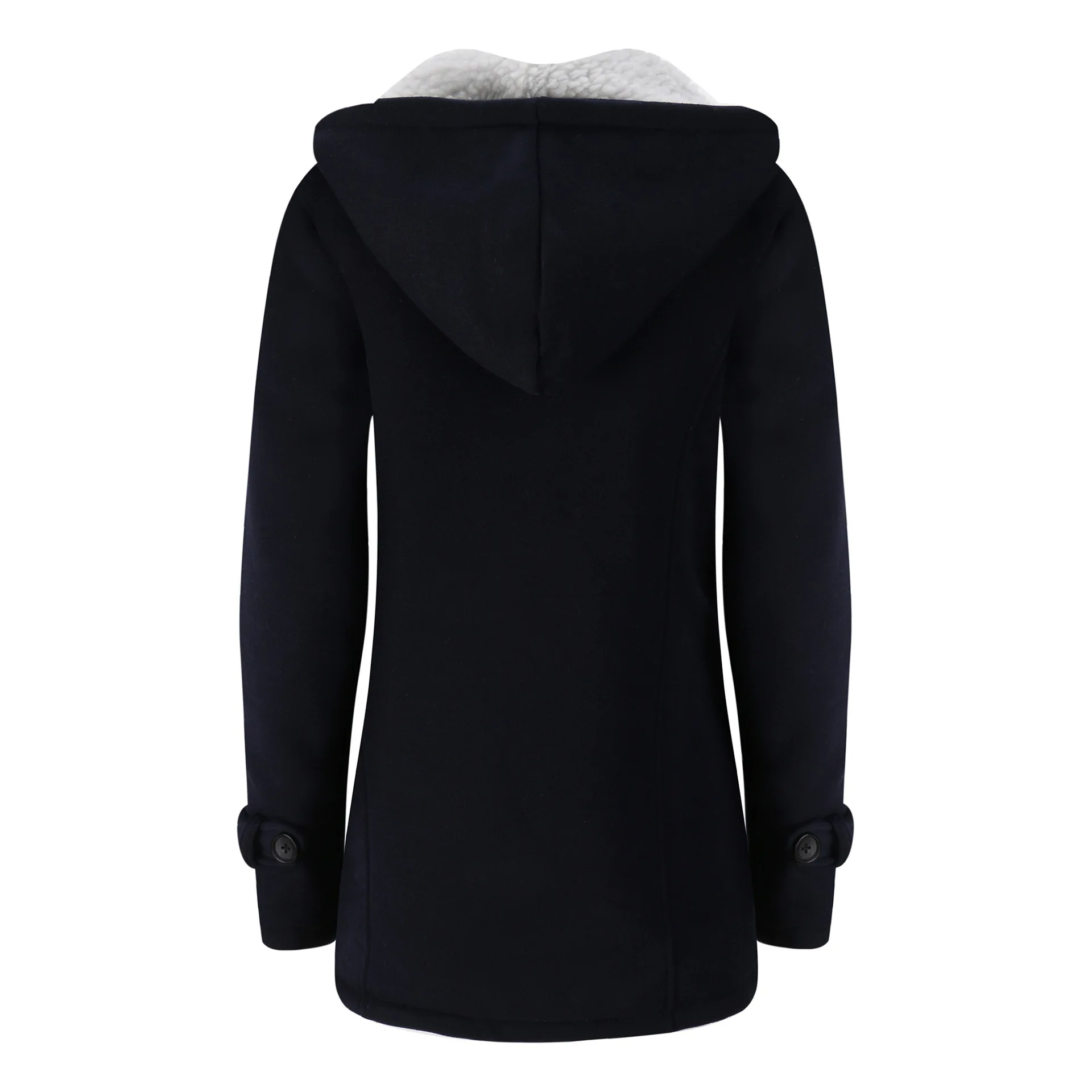 Зимняя женская куртка с капюшоном, шерстяное пальто, зимняя кожаная парка с пряжкой, верхняя одежда, женская одежда размера плюс 3XL 5XL