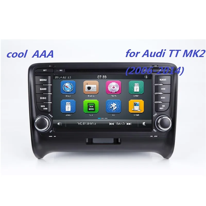 Wholesale! Car radio gps DVD Player for Audi TT MK2 (2006 2014)Support