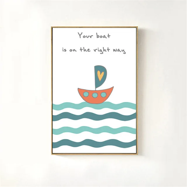 Nordic-Watercolor-Boat-Fish-Ocean-Cartoon-Animal-Whale-Cat-Canvas-Painting-Scandinavian-Wall-Picture-Kid-Room.jpg_640x640 (2)
