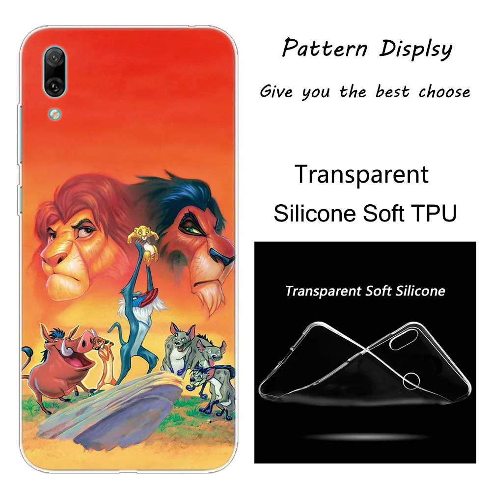 Популярный Мягкий силиконовый чехол для телефона с изображением короля льва для huawei mate 10 20 Lite Pro Enjoy 9S Y9 Y7 Y6 Y5 Pro Модный чехол - Цвет: 013
