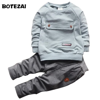 

2016 New Boy's Clothing Sets Spring Autumn Baby Sets cotton boy tracksuits Kids sport suits cartoon coats/sweatshirts+pants