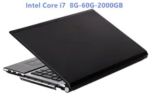 Intel Core i7 HD Graphics 4000 Notebook 8GB RAM+60GB SSD+2000GB HDD Gaming Laptop Windows 10 Notebook Built-in Bluetooth DVD-RW