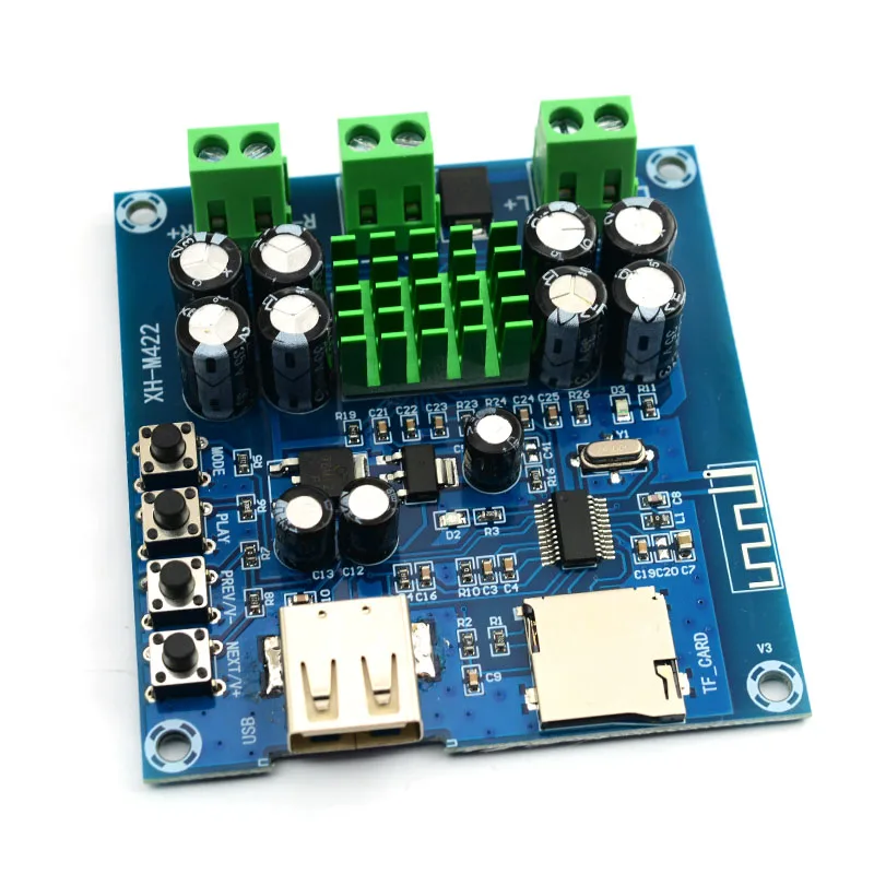 CIRMECH TPA3116D2 усилители Bluetooth плата Встроенная U диск TF плеер Amp платы с двумя каналами