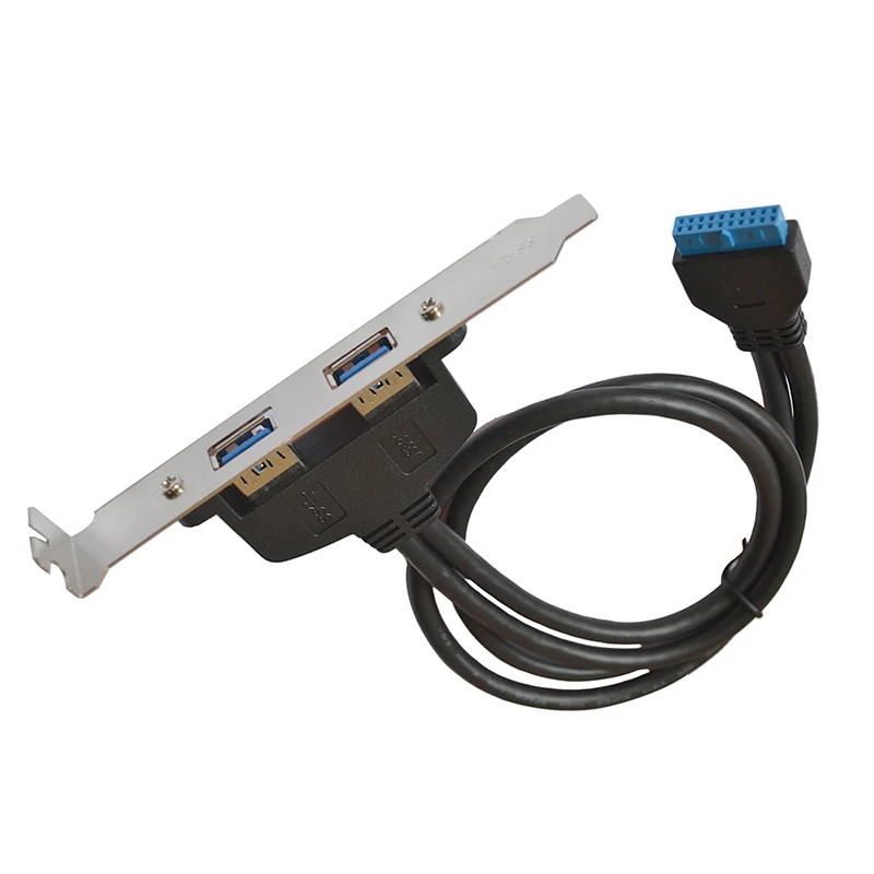 Кабель переходник с двумя портами USB 3 0 на материнскую плату 50 см|adapter cable|usb 3.0usb to usb