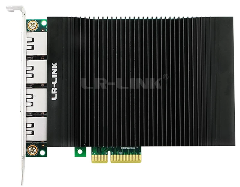 LRES2005PT-PCI Express x4 Quad Port Copper Gigabit Industry Ethernet Adapter (Based on Intel I350)1