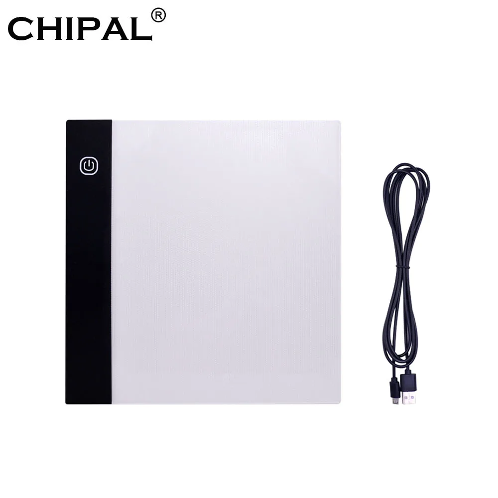 

CHIPAL Digital A5 Drawing Tablet LED Light Box Art Graphics Tracing Board Electronic USB Painting Pad Writing Graphic Tablets