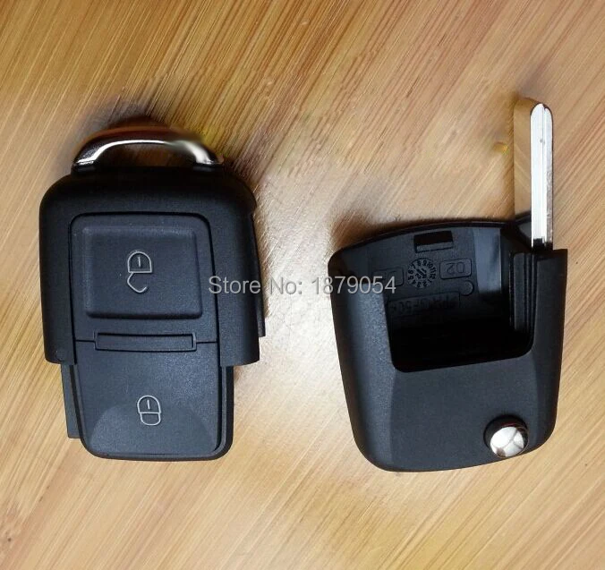 Old Skoda Octavia Elite Superb flip remote key shell 2 button(3).jpg
