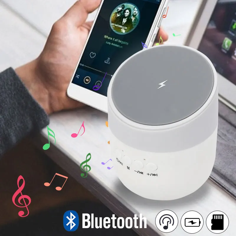 Bluetooth 4 0 говорящий радиоприемник сильный бас открытый сабвуфер Мини