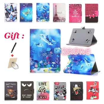 

Universal Printed case For ASUS MeMO Pad HD 7 ME173 ME173X ME176 ME176C ME176CX 7" Tablet PU Leather cover case + 2 Gifts