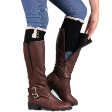 Модные дизайнерские женские гетры с пуговицами; сезон осень-зима; короткие гетры с вырезами; пьернас; вязаные гетры для обуви; гетры;#38