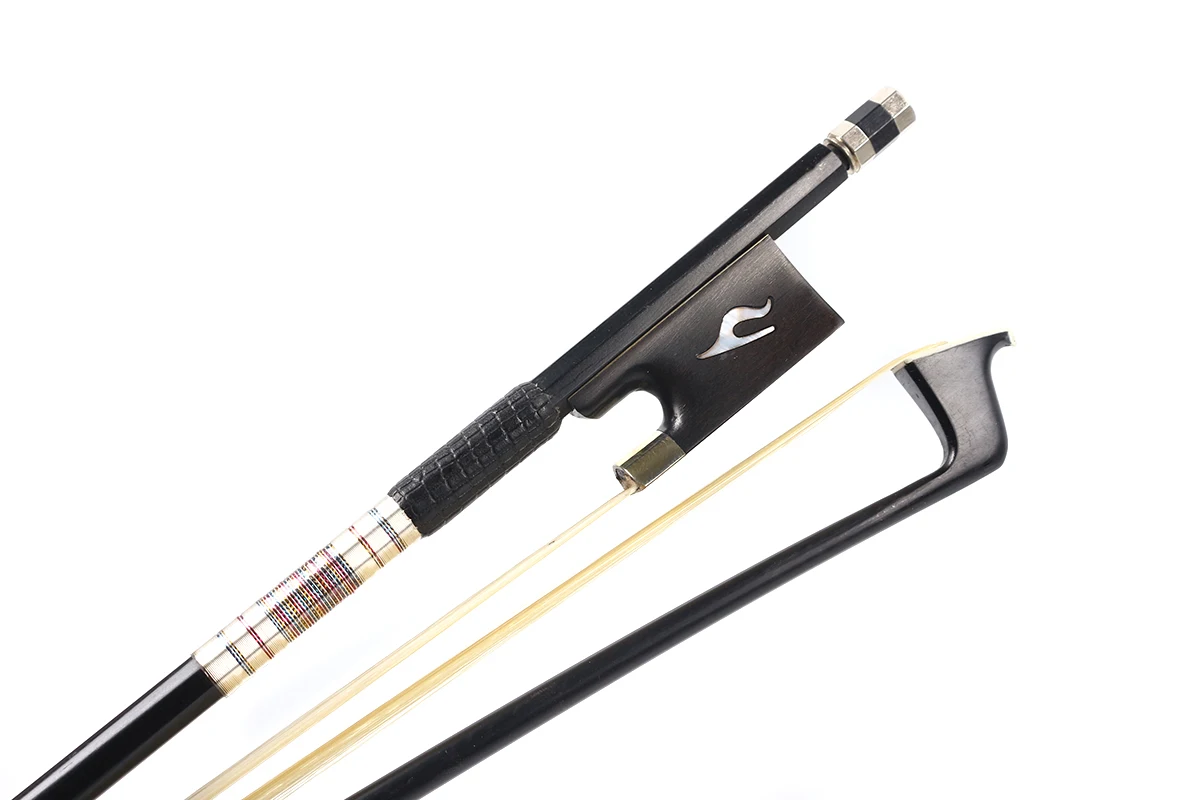 

Yinfente 4/4 Violin Bow Black Carbon Fiber Great Balance AAA Natural Horsetail