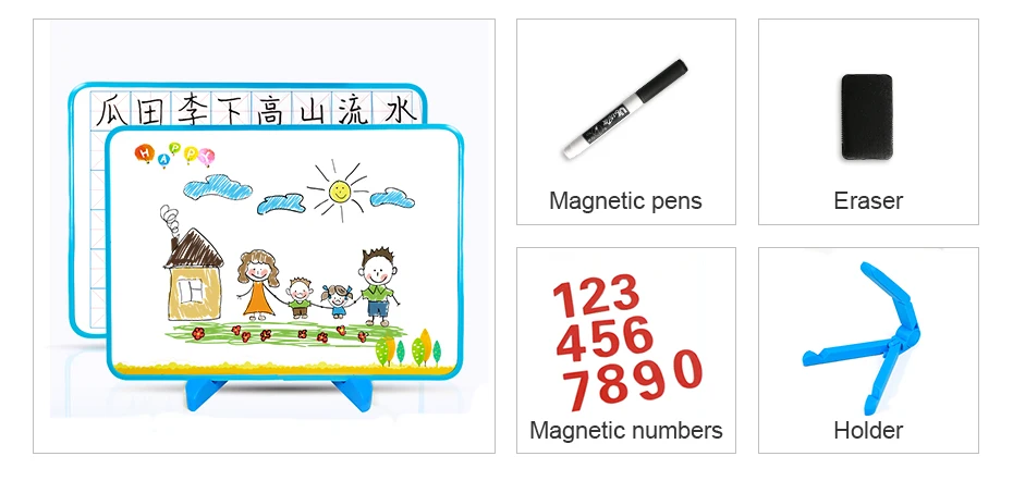 930_18 Chinese Character Exercise Board Chinese Grid Square Composition   Writing Practice Calligraphy Learning Board For Children