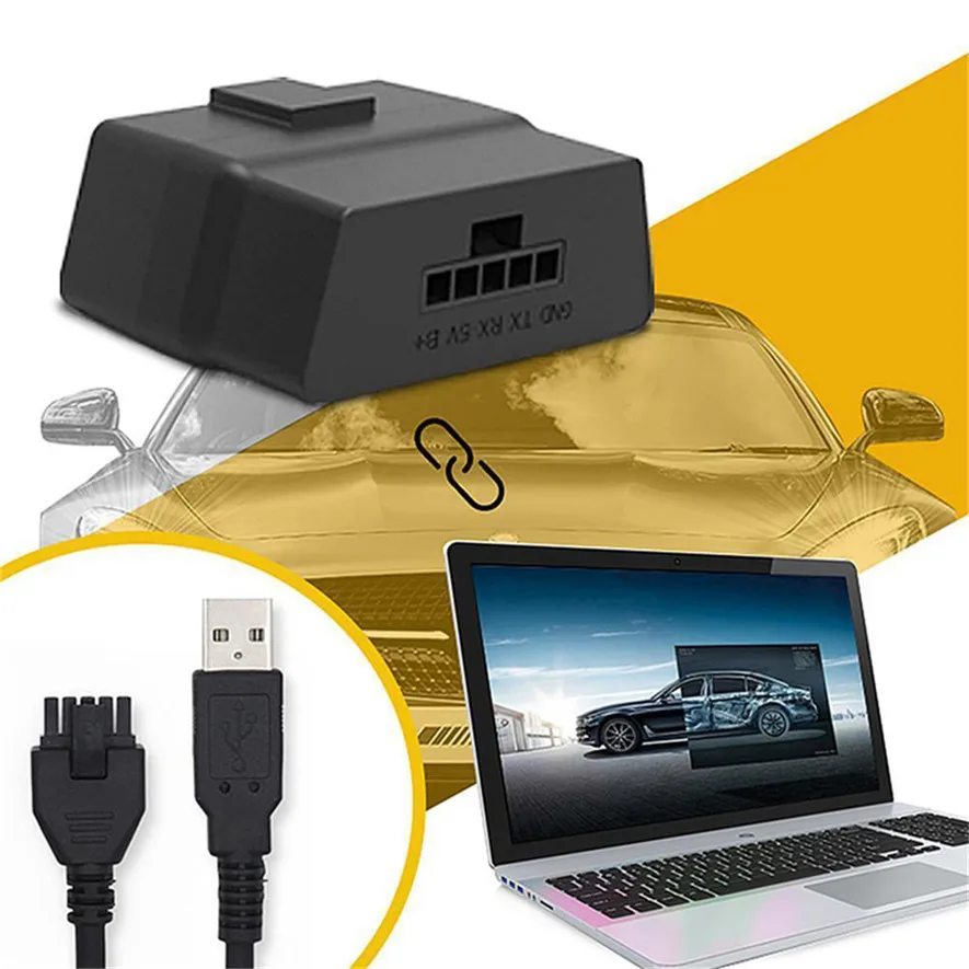 

USB OBD2 ELM327 V1.5 V07HU PIC18f25k80 + FT232RL Chip USB RS232 Port On PC ELM 327 New Practical Durable High Quality l0422