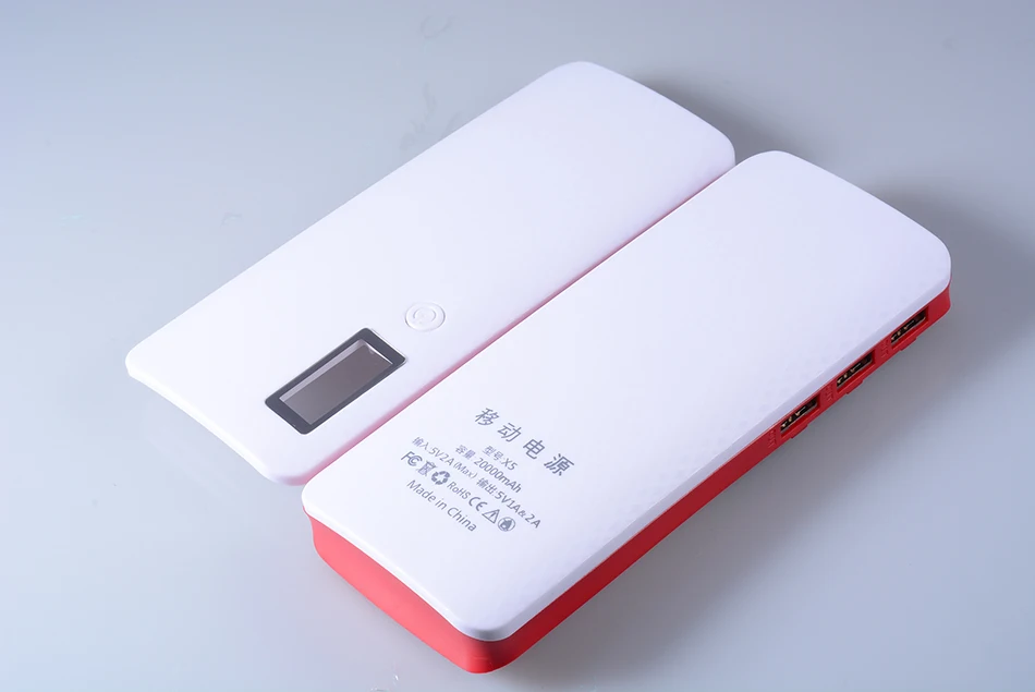(No Battery)icoque 5V Dual USB 518650 Power Bank Box Poverbank Mobile Phone Charger DIY Shell Case Pover Bank For xiaomi Huawei   (9)