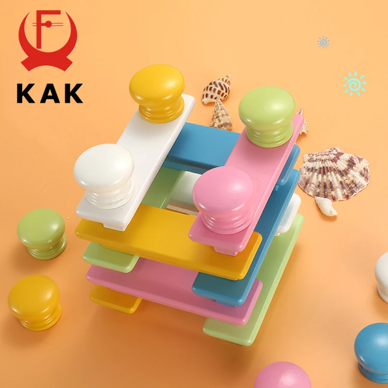 Детские деревянные ручки для шкафов и ящиков KAK кухонных дверей макарон шкафа