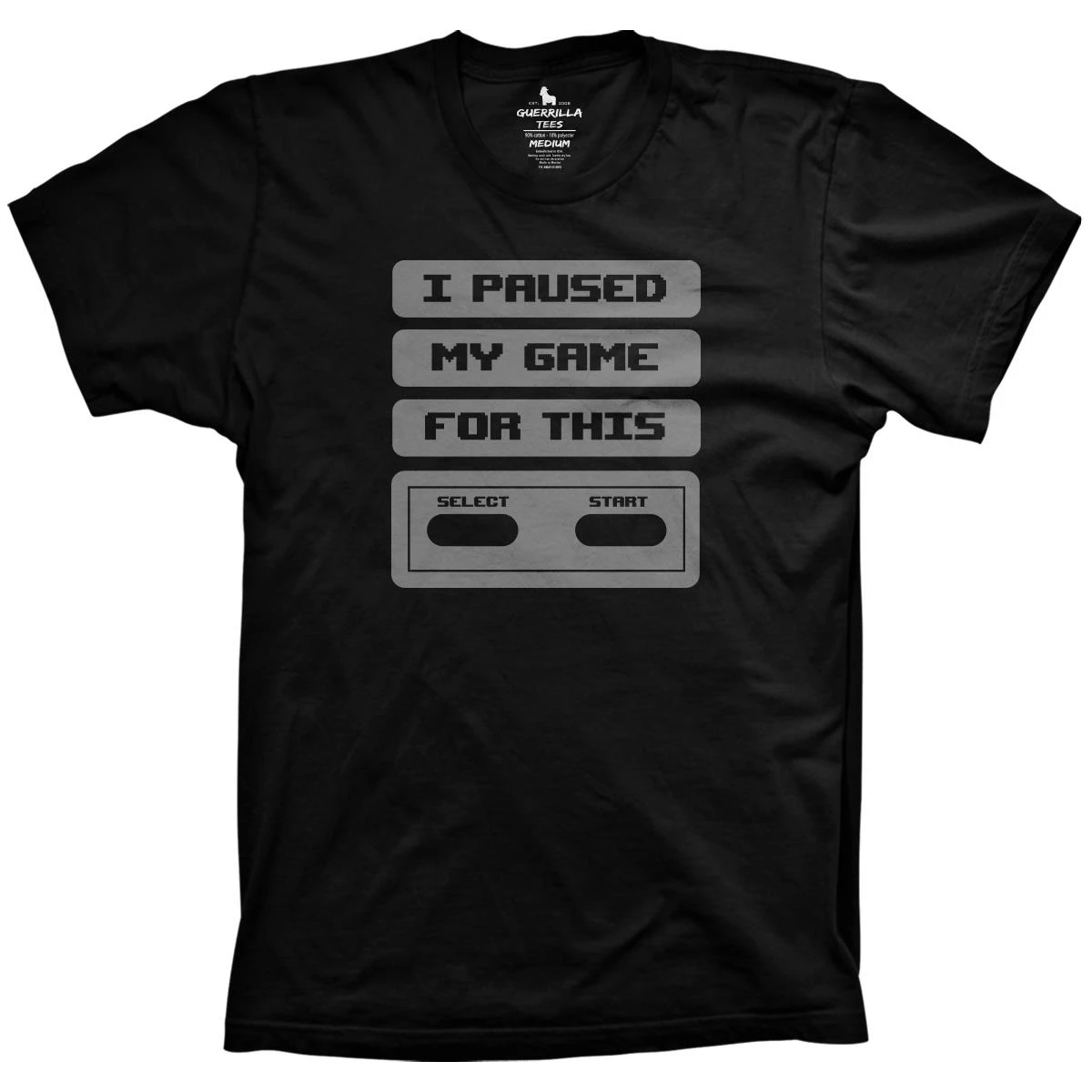 I paused my game for this funny gaming shirts graphic retro gaming classic 80s shirt
