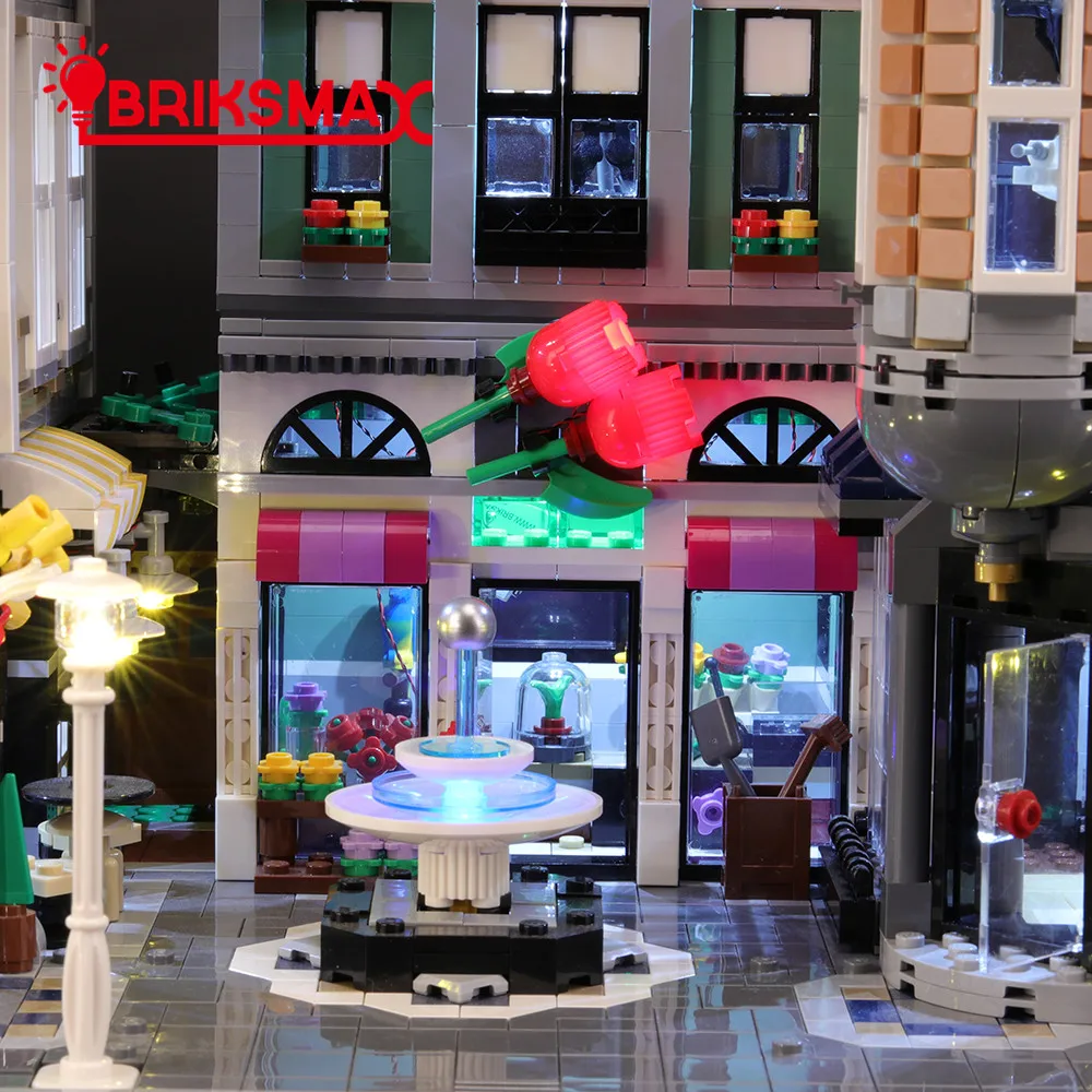 US $51.29 Briksmax Led Light Up Kit For Creator The Assembly Square Building Blocks Model Lighting Set Compatible With 10255