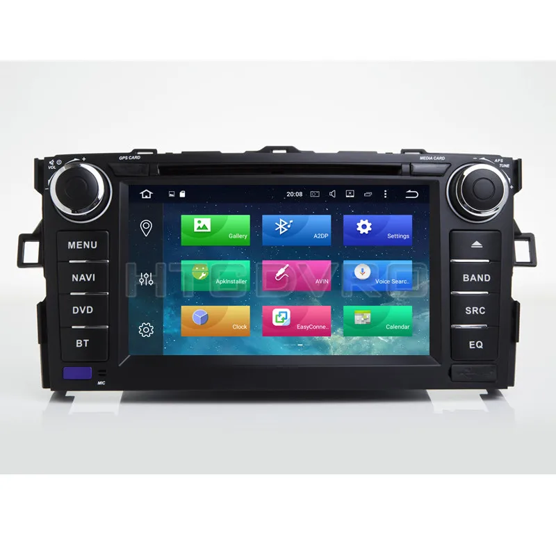 YMODVHT 7 дюймов 4 Гб + 32 ГБ Восьмиядерный Android 8 0 Автомобильный DVD плеер для Toyota Corolla