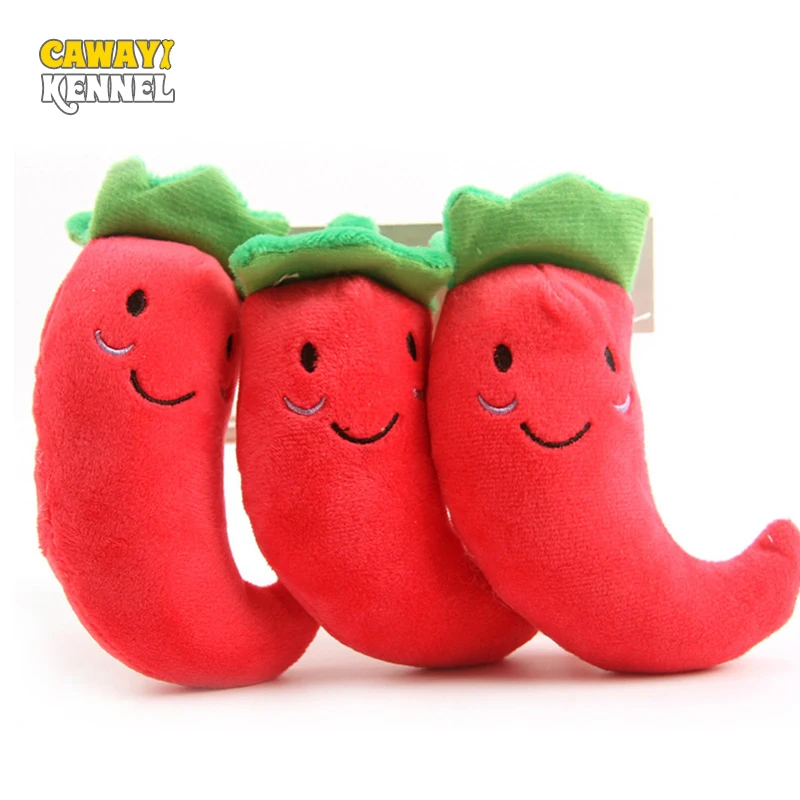 CAWAYI KENNEL Dog Toy Pet Puppy Interactive Plush Chew Squeakers Sound