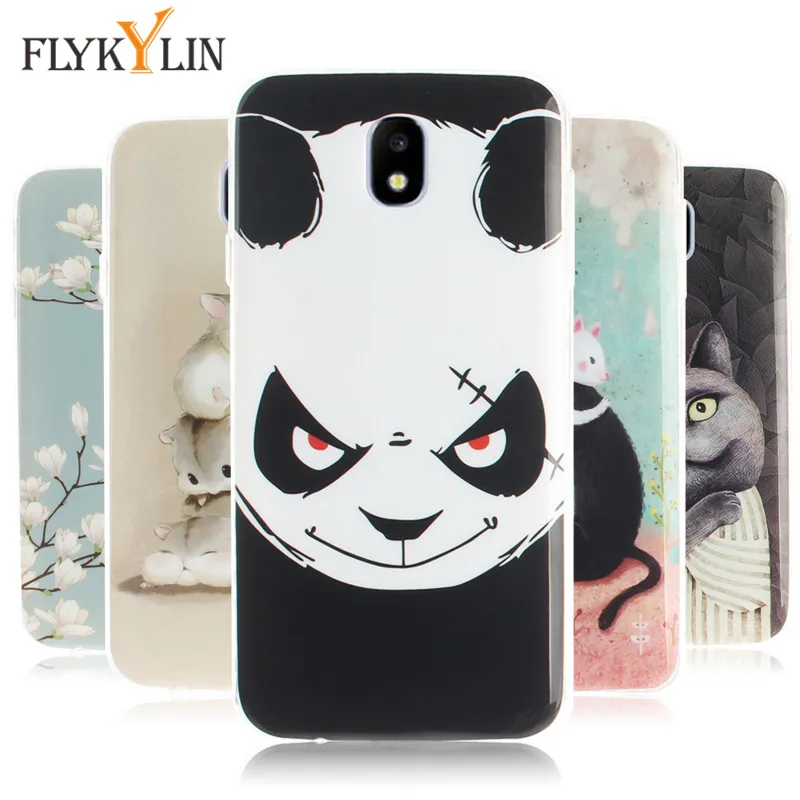 J5 2017 Case on sFor Samsung Galaxy J3 case For J7 J730 Cover Painted Soft Silicone TPU Phone Coque |