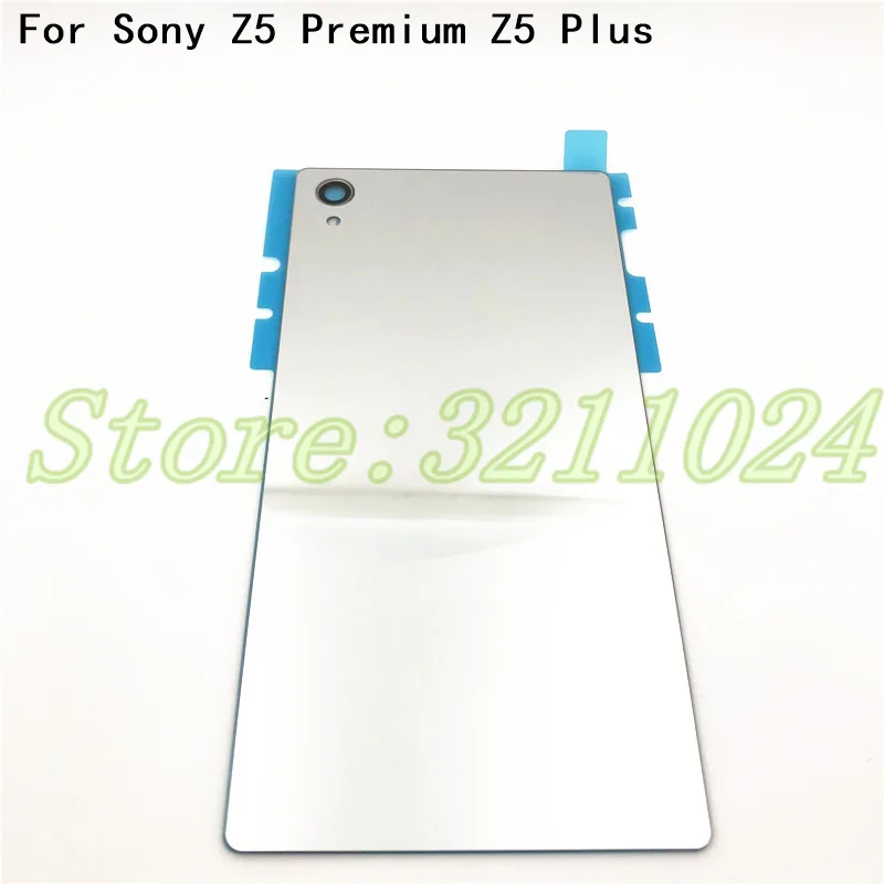 Оригинал для Sony Xperia Z5 Premium Plus E6883 Задняя стеклянная крышка батарейного отсека