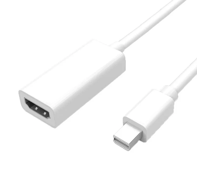 Горячая Распродажа 1080P мини адаптер DP к HDMI кабель для Apple Mac Macbook Pro Air Ноутбук DisplayPort DP к HDMI конвертер - Цвет: Белый