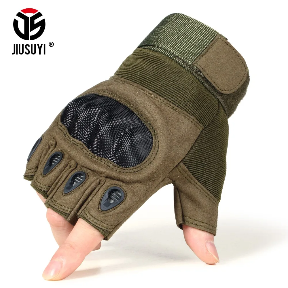 Military Tactical Fingerless Gloves Army Paintball Airsoft Combat