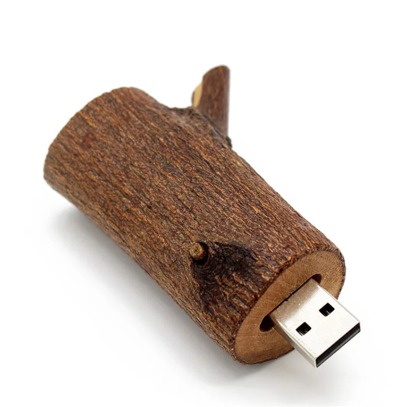 BiNFUL деревянная ветка USB флеш-накопитель 4 ГБ 8 ГБ 16 ГБ 32 ГБ 64 ГБ флеш-накопитель USB 2,0 U диск