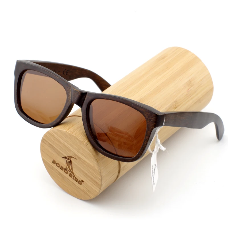 BOBO BIRD New Mens Wooden Polarized Sun Glasses Retro Men ...