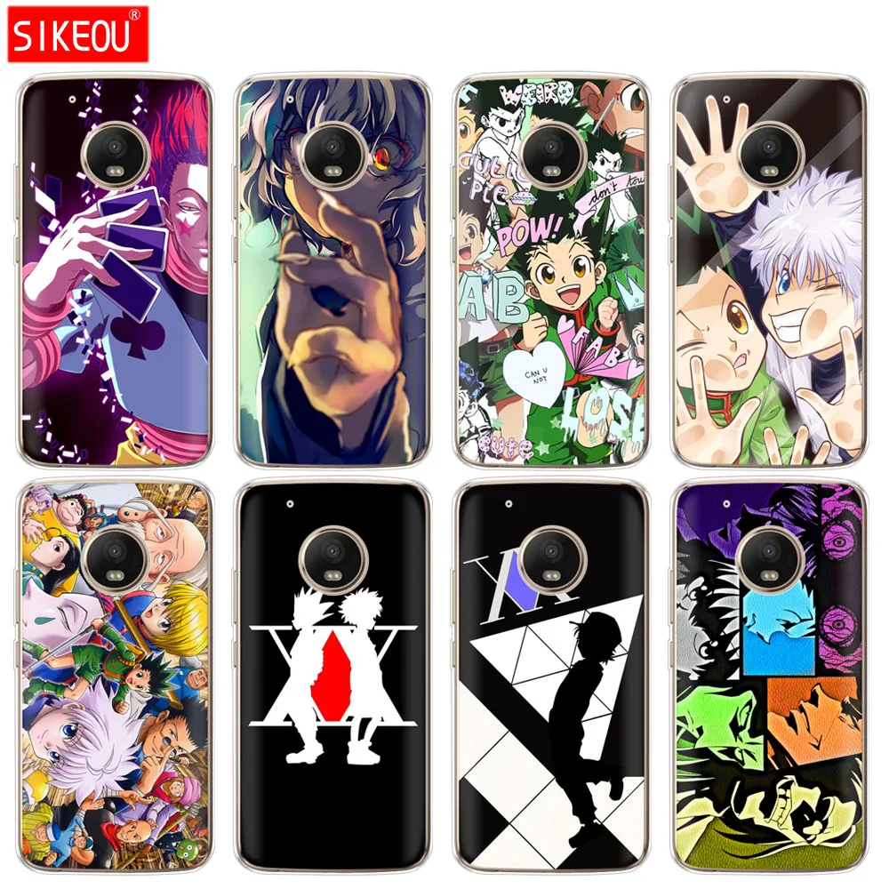 Силиконовый чехол для телефона Motorola Moto G6 G5 G5S Z2 Z3 PLAY PLUS X4 E4 E5 C Hunter X Anime|Бамперы| |