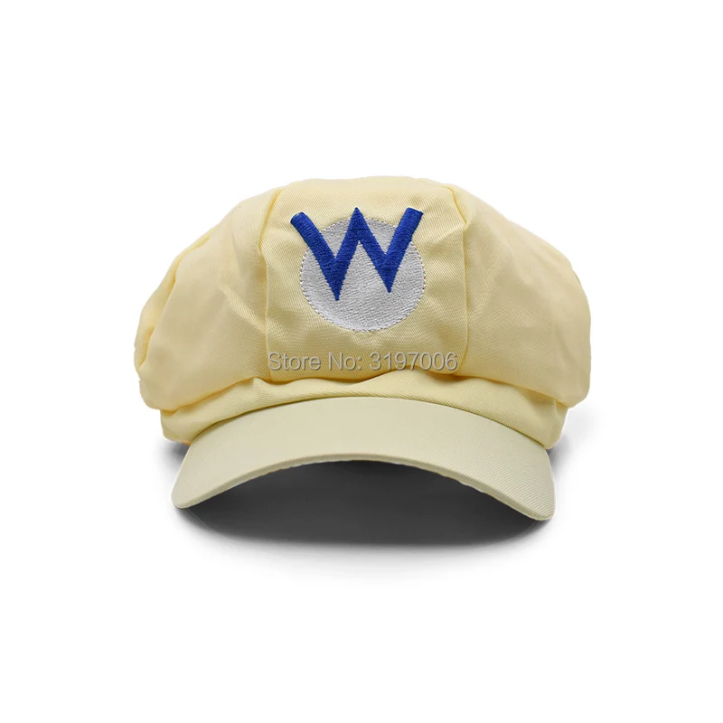 New  5 Colours Anime Super Mario Hat Cap Luigi Wario Waluigi Bros Cosplay Baseball Costume Cartoon Hats 