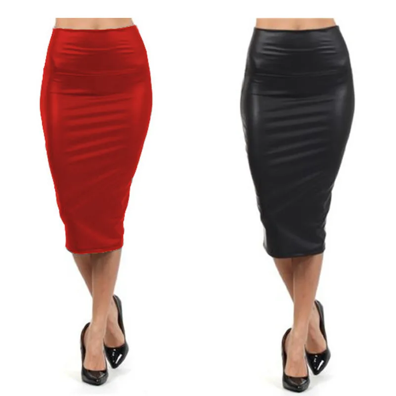 Buy Autumn Women PU Skirts Fashion Clubwear Sexy
