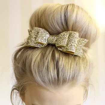 

Glitter Shiny Sequins Big Bowknot Barrette Hairpin Hair Clip Girl Style Accessories Twinkle Paillette Hairgrip Fashion Headwear