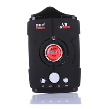 2016 New V8 Car-Detector 360 Degree Car Radar Detector Full 16 Band LED Display Auto Laser Security Car Speed Control