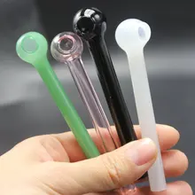 10,5 см красочные стеклянные соломы экологически чистые бытовые стеклянные прямой формы Pipet