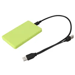 2,5 дюймов высокоскоростной USB 2,0 SATA Поддержка 2 ТБ мобильный жесткий диск HDD внешний карман коробка для Mac OS ноутбук ПК