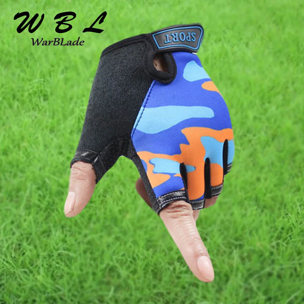 Fingerless Kids Gloves Non-Slip Ultrathin Children Half Finger Breathable Gloves For Boys Girls Luvas De inverno WarBLade