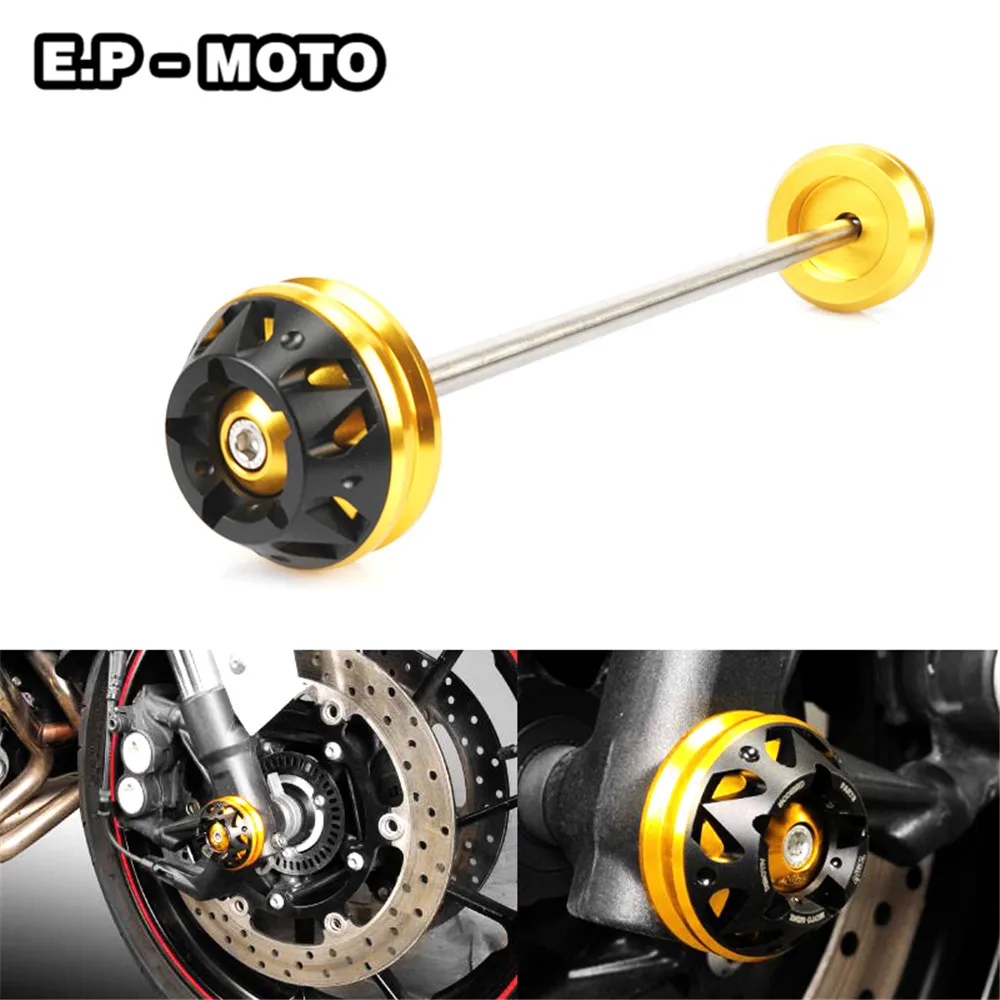 Motorcycle Front Axle Fork Wheel Crash Sliders Falling Protection For