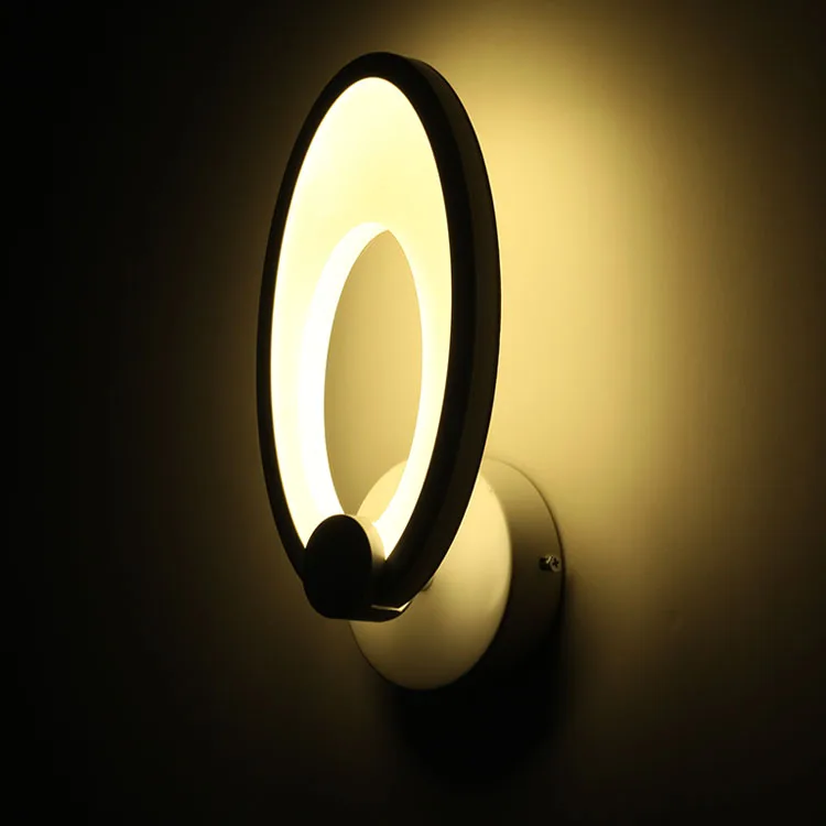 

Eye Style SMD LED Wall Lamp Warm White Light Acrylic Modern Home Deco Wall Sconces Bedside Bathroom Corridor Night Light