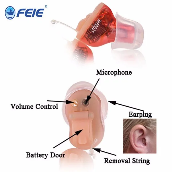 S-12A (1) Reasonable Price Digital Mini Programmable CIC Hearing Aid S-12A