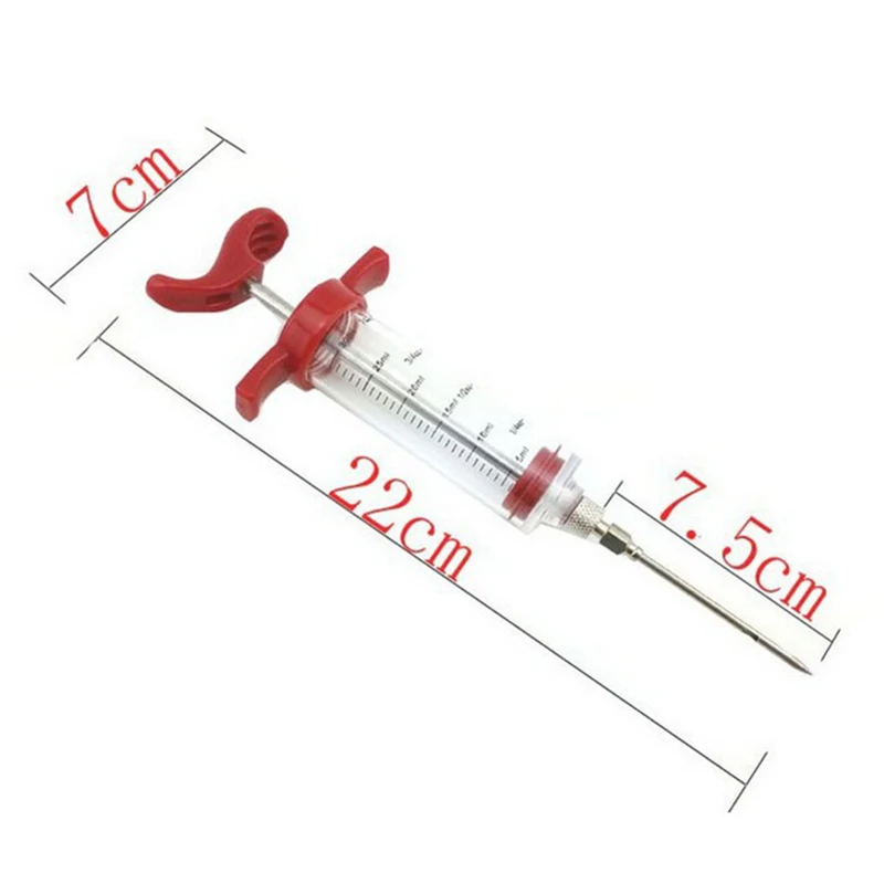 QuickDone маринад инжектор индейка мясо шприц из нержавеющей стали иглы курица свинина инжекторы барбекю Пикник ужин гаджет CKC1452